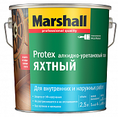 Купить Лак Marshall Protex Яхтный алкидно-уретановый глянцевый 2,5 л по низкой цене
