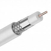 Купить Кабель PROconnect коаксиальный RG-6U 75 Ом CCS/Al/Al 48% белый бухта 100 м по низкой цене