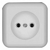 Купить Розетка Schneider Electric Прима RA10-164-B одноместная белая по низкой цене
