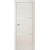 Купить Дверное полотно Profil Doors 2Z экошпон Эшвайт кроскут с врезкой под магнитный замок и скрытые петли 2000х800 мм по низкой цене