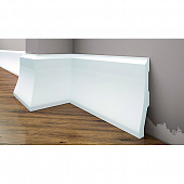 Деревянный, металлический, пластиковый напольный плинтус.