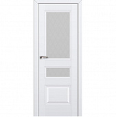 Купить Дверное полотно Profil Doors 68U экошпон Аляска стекло ромб 2000х900 мм по низкой цене