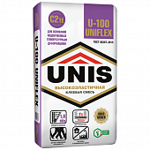 Купить Клей Unis Uniflex U-100 эластичный 25 кг по низкой цене