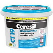 Купить Грунтовка Ceresit CT 19 Бетонконтакт морозостойкая 15 кг по низкой цене
