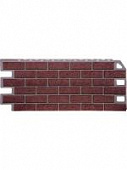 Купить Фасадная панель FineBer, кирпич красный, 1,137x0,47 м по низкой цене