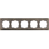 Купить Рамка Werkel Antik WL07-Frame-05 бронза пятиместная по низкой цене
