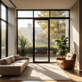 Купить Панорамная раздвижная система из алюминия по низкой цене