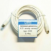 Купить Удлинитель DORI 3C2V (штекер-гнездо) антенный 5 м по низкой цене