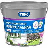 Купить Эмаль Текс Профи универсальная матовая белая 0,9 л по низкой цене