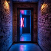 Купить Алюминиевый дверной блок одностворчатый по низкой цене