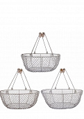 Купить Набор декоративных металлических корзин Esschert Design по низкой цене