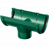 Купить Воронка желоба Технониколь ПВХ D125/82 мм зеленая по низкой цене