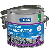 Купить Эмаль-грунт Текс РжавоStop Профи молотковая черная 2 кг по низкой цене