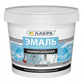 Купить Эмаль Лакра акриловая универсальная матовая 0,9 кг по низкой цене