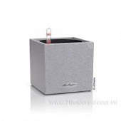 Купить Кашпо Lechuza Canto Stone Complete stone grey 14x14x14 см по низкой цене