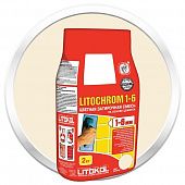 Купить Затирка Litokol Litochrom 1-6 C.50 светло-бежевая цементная для швов 2 кг по низкой цене