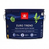 Купить Краска Tikkurila EURO TREND А для обоев и стен, в/д, матовая 9 л по низкой цене
