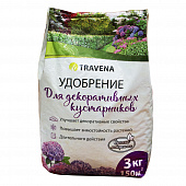 Купить Удобрение органоминеральное для декоративных кустарников TRAVENA 3 кг по низкой цене