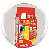 Купить Затирка Litokol Litochrom 1-6 C20 светло-серая цементная для швов 5 кг по низкой цене