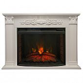 Купить Электрокамин Real Flame Milton 33 WT c очагом Firespace 33 S IR по низкой цене