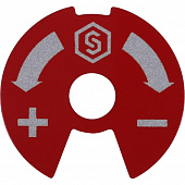 Купить Диск Stout сине-красный SMB 6801 000610 для распределительных коллекторов по низкой цене