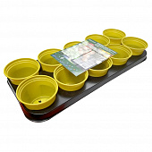 Купить Набор горшков для рассады 10 шт 600 мл объем 6 л по низкой цене