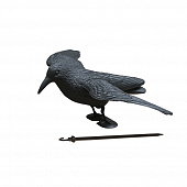 Купить Фигура садовая подвесная Ворон 36х60х23 см пластик по низкой цене