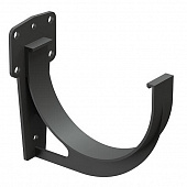 Купить Кронштейн желоба Docke ПВХ Premium D120/85 мм короткий графит по низкой цене