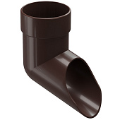 Купить Отвод трубы Docke ПВХ Lux D141/100 мм Шоколад по низкой цене