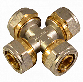 Купить Крестовина CTM CCR02626 равнопроходная 26 мм по низкой цене