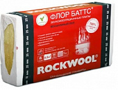 Купить Плиты Rockwool Флор Баттс, 600х50х1000 мм, 2,4 м2=0,12 м3, 4 шт. по низкой цене