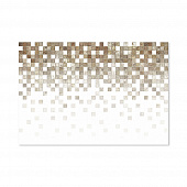 Купить Плитка настенная Интро бело-коричневая 24,9х36,4 см по низкой цене