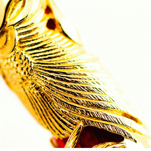 Купить Ручка Montegrappa Eternal bird Phoenix gold M перьевая по низкой цене