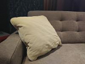 Купить Подушка Valles №16 декоративная микровелюр песочный 40x40 см по низкой цене