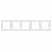 Купить Рамка Schneider Electric Sedna SDN5800921 белая пятиместная по низкой цене