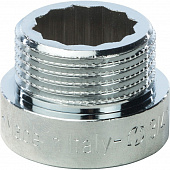 Купить Удлинитель Stout SFT-0002-003410 3/4 дюйма 10 мм хромированный с внутренней и наружной резьбой по низкой цене