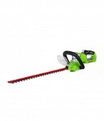Купить Кусторез Greenworks Deluxe G24HT57 аккумуляторный без аккумулятора и зарядного устройства по низкой цене