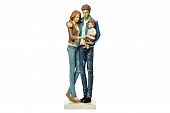 Купить Статуэтка Garda Decor 23HY161702CW Семья 14,5х10х35,5 см по низкой цене