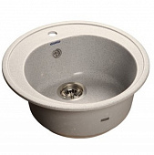Купить Мойка GranFest Rondo GF-R510 кухонная композитная серая D508 мм по низкой цене