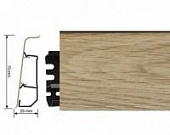 Деревянный, металлический, пластиковый напольный плинтус.