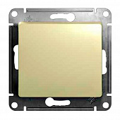 Купить Выключатель перекрестный одноклавишный Schneider Electric Глосса без рамки бежевый по низкой цене