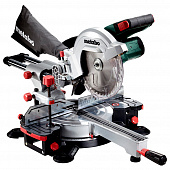 Купить Торцовочная пила аккумуляторная с протягом Metabo KGS 18 LTX 216, 18 В диск 216 мм, без аккумулятора по низкой цене