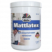 Купить Краска моющаяся латексная dufa Mattlatex RD 100 белая база 1 1 л по низкой цене