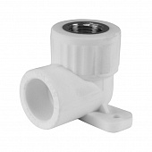 Купить Угольник Valfex, полипропилен, с креплением, 25x1/2" ВР по низкой цене