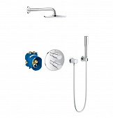 Купить Комплект Grohe Grohtherm 2000 New 34631000 душевой с верхним душем Rainshower Cosmopolitan 210 по низкой цене