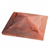 Купить Плита KR Professional 85090 накрывочная, из искусственного камня, четырехскатная, красная по низкой цене