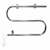 Купить Полотенцесушитель Domoterm S-образный DMT 112 электрический, левое подключение 420х500 мм по низкой цене