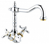 Купить Смеситель Timo Ritz для кухни 0143F chrome-gold по низкой цене