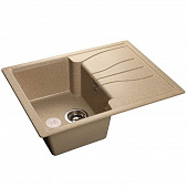 Купить Мойка GranFest Standart GF-S680L кухонная композитная песочная 680х496 мм по низкой цене