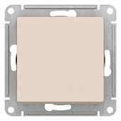 Купить Выключатель одноклавишный Schneider Electric Атлас Дизайн без рамки бежевый по низкой цене